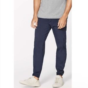 (M) Lululemon Great Wall Pant *32" Nautical Navy Blue Medium Sweatpants Athletic